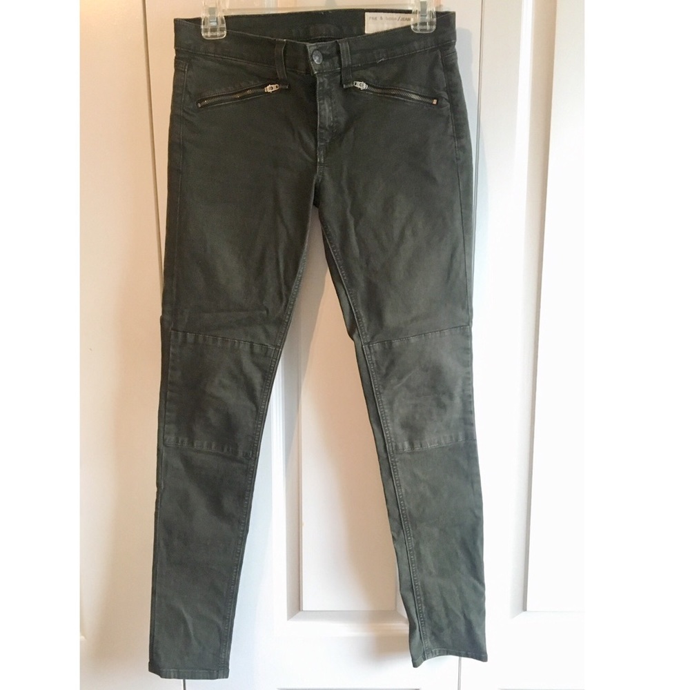 Rag & Bone olive wash jeans 26